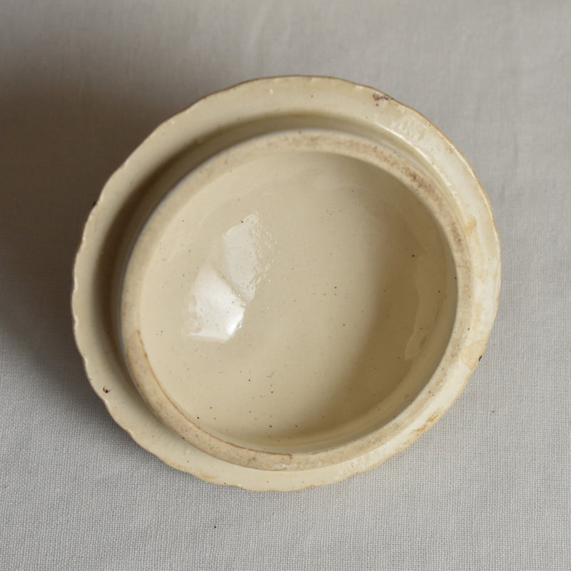 Antique Sugar Pot U&C Sarreguemines Louis XV