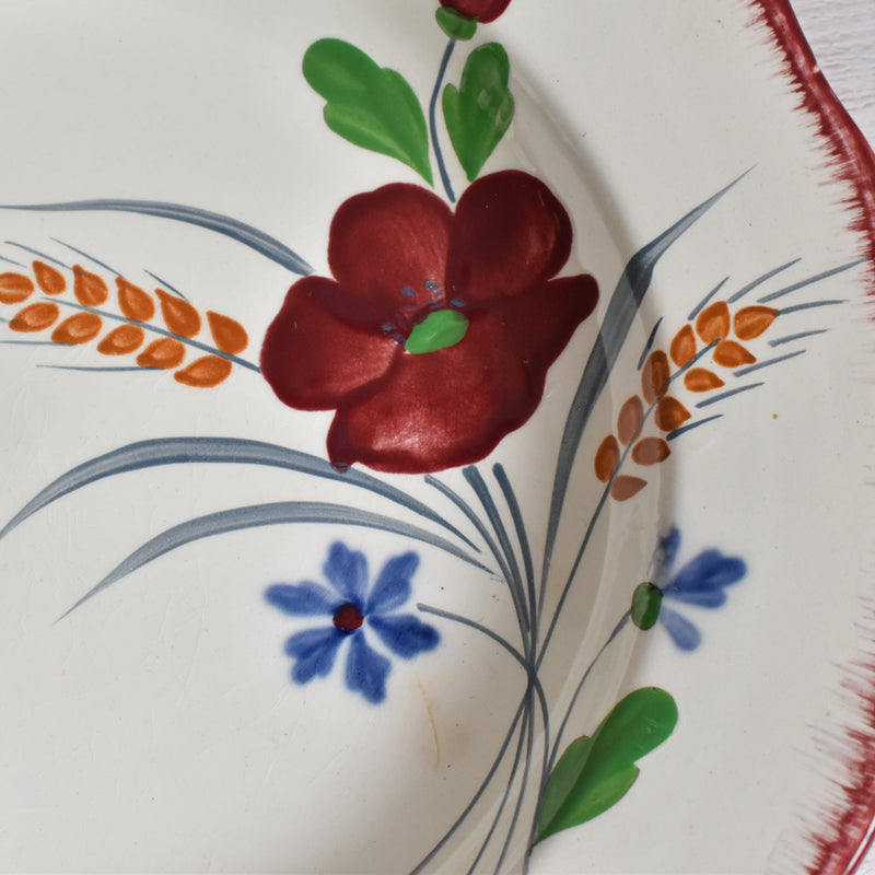 Vintage Deep Plate, Saran, Messidor I