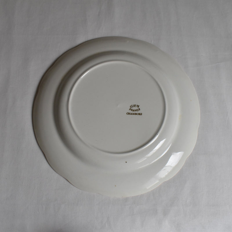 Vintage Plate Gien Chambord