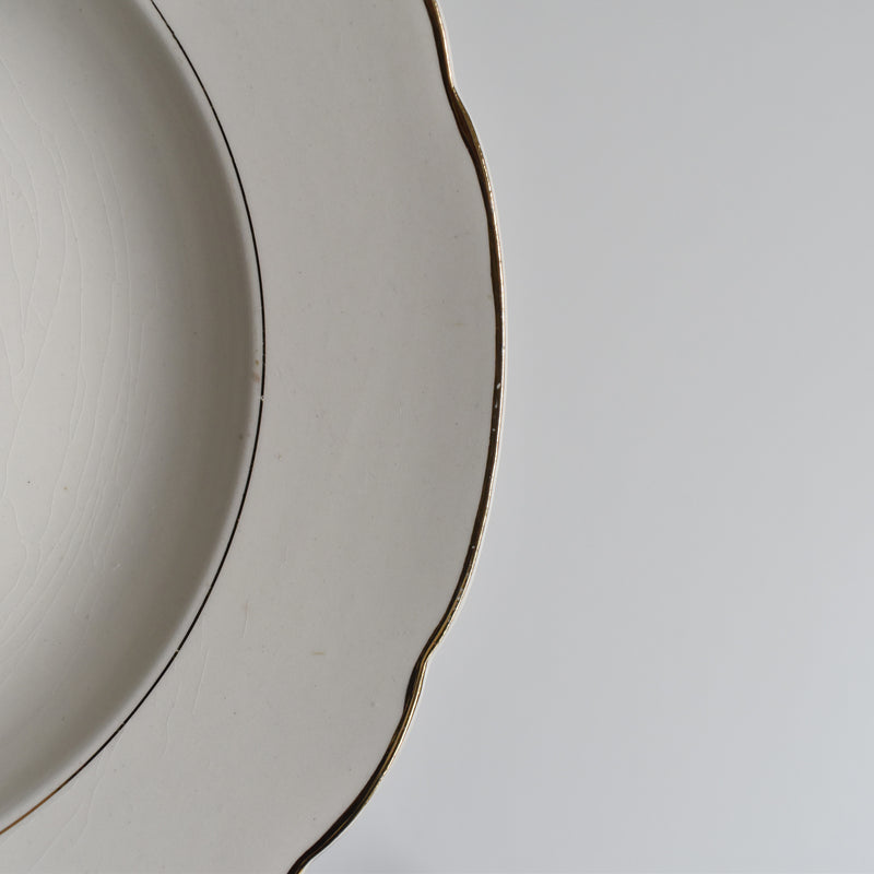 Vintage Deep Plate Villeroy & Boch White A