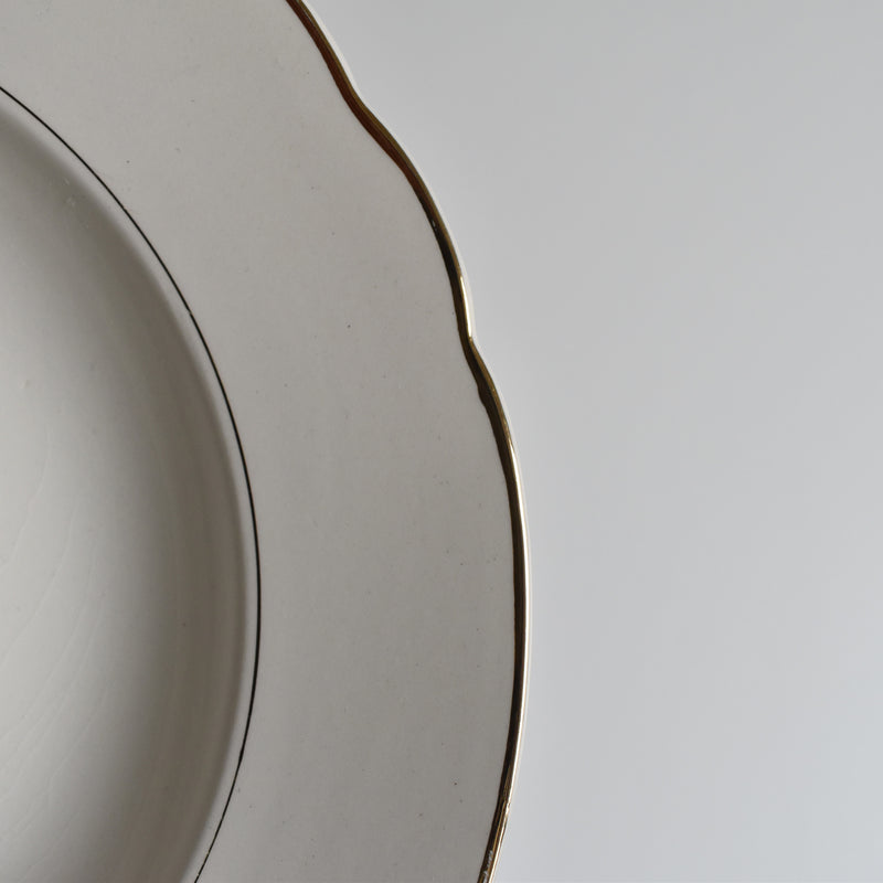 Vintage Deep Plate Villeroy & Boch White A