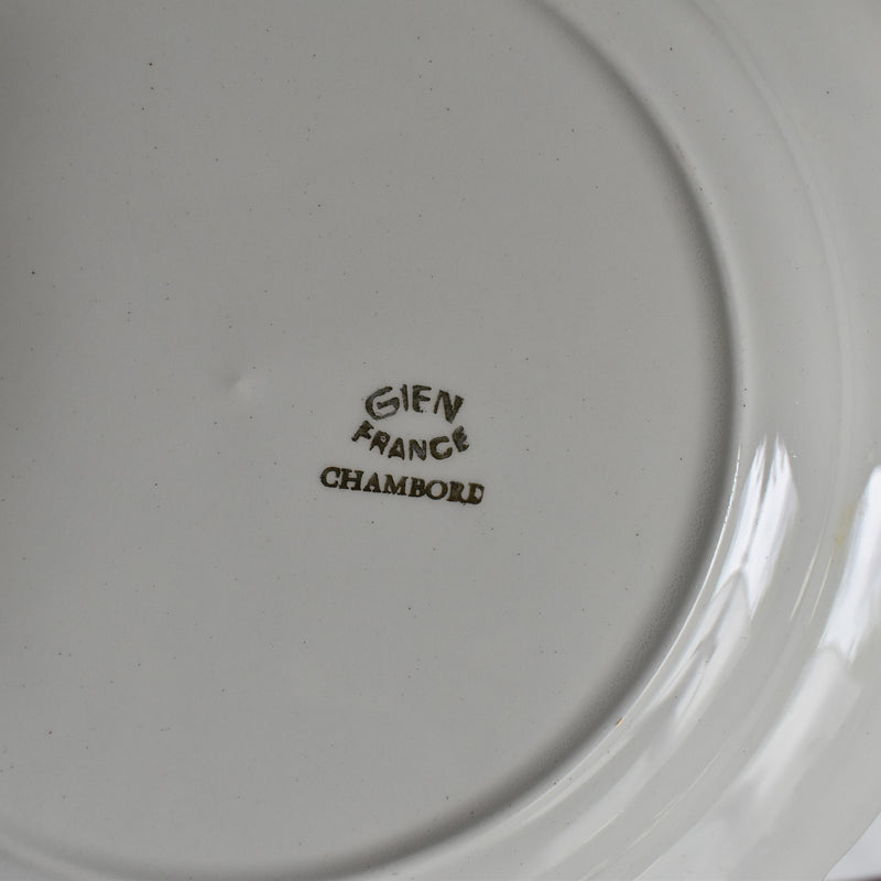 Vintage Plate Gien Chambord