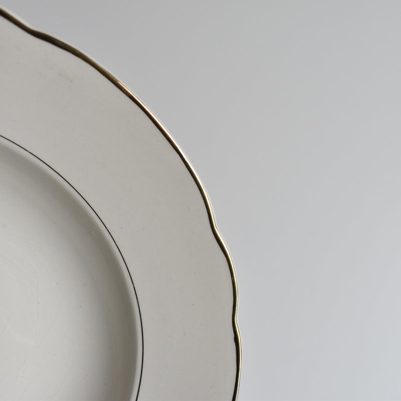 Vintage Deep Plate Villeroy & Boch White A