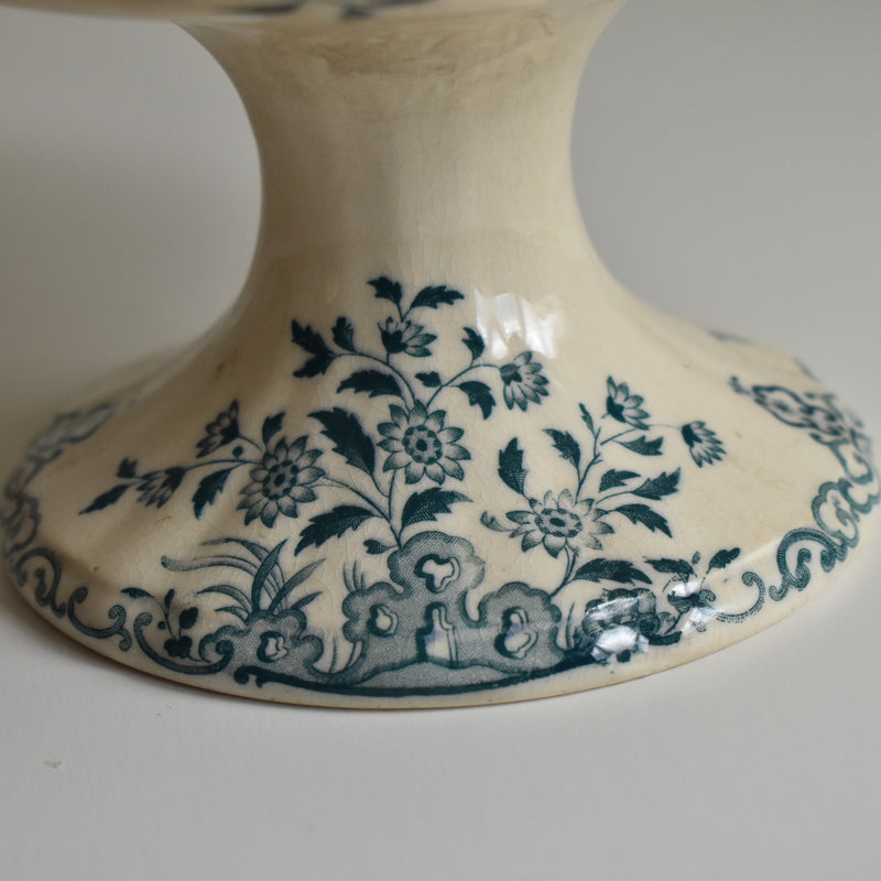 Antique Compotier Sarreguemines Moscou