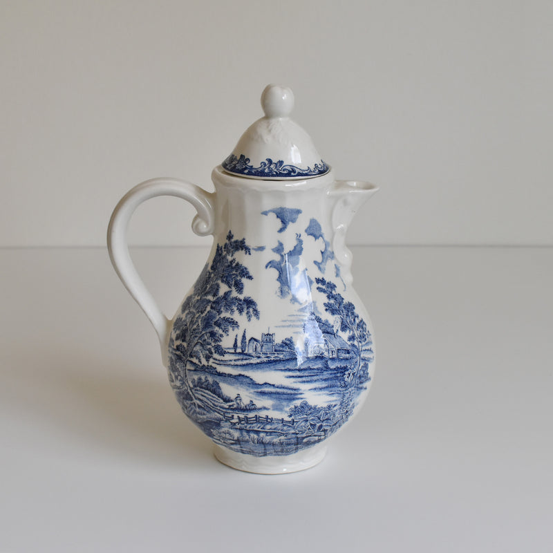 Vintage Coffee Pot, Lunéville, English Style