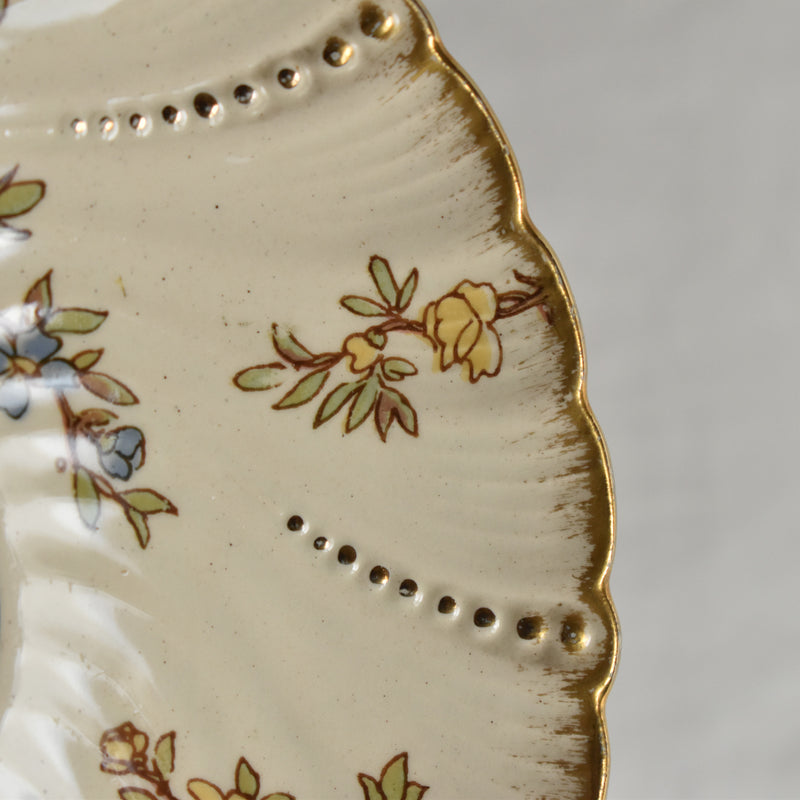 Antique Cup & Saucer, Sarreguemines Louis XV A