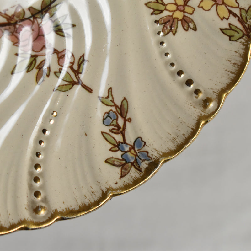 Antique Cup & Saucer, Sarreguemines Louis XV A