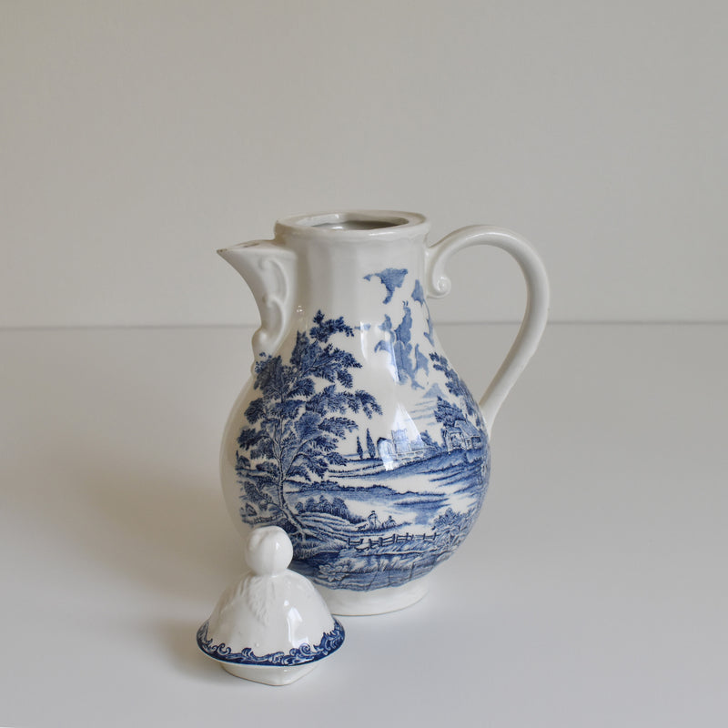 Vintage Coffee Pot, Lunéville, English Style