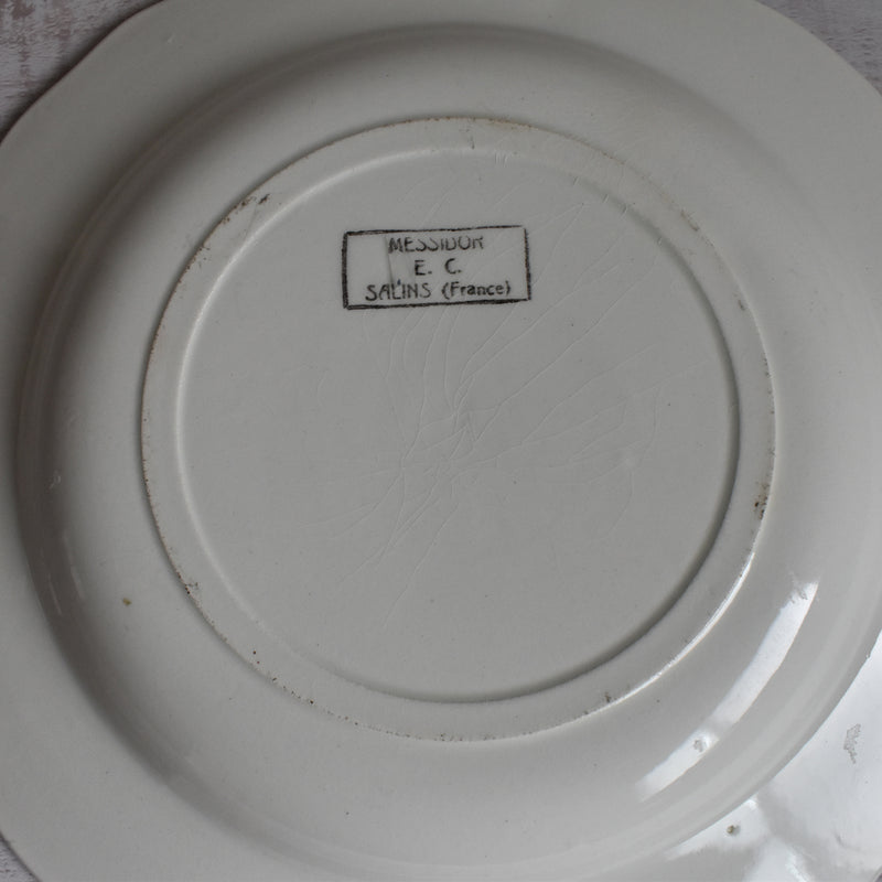 Vintage Deep Plate, Saran, Messidor I