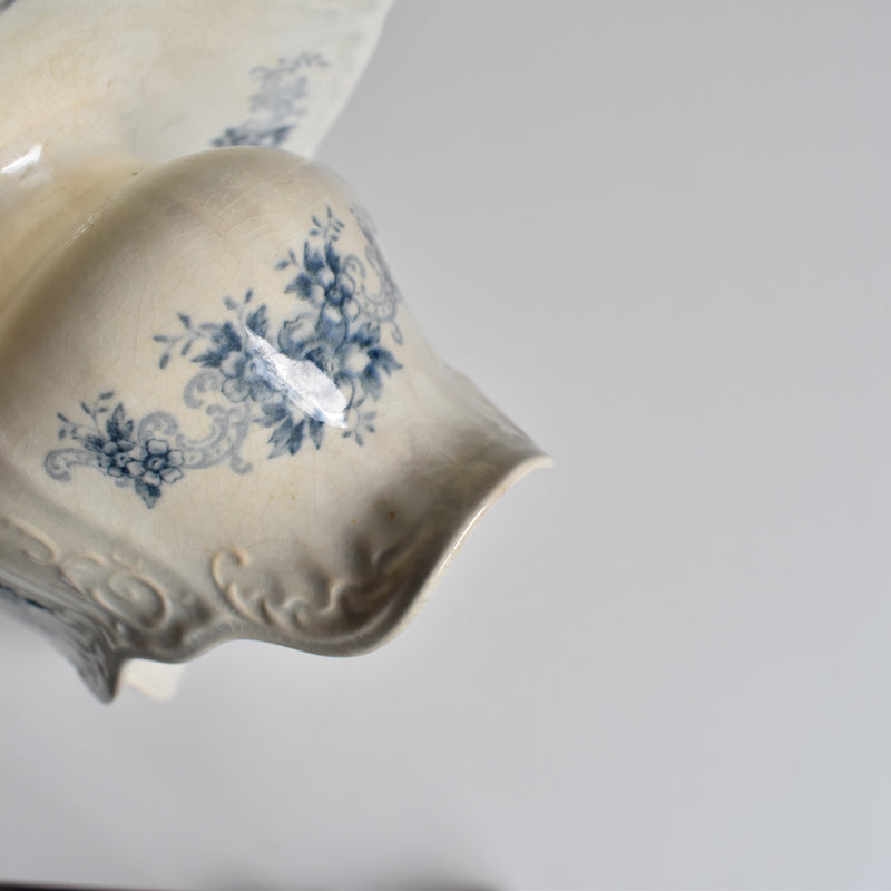 Antique Sauce Boat U&C Sarreguemines Aïda A