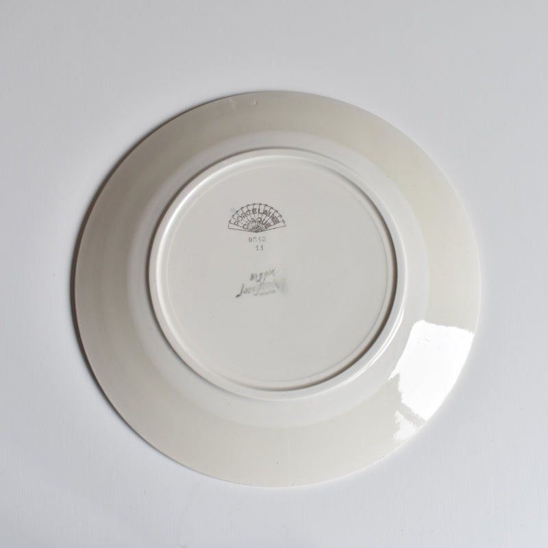 Vintage Dessert Plate, Digoin & Sarreguemines 9343 D
