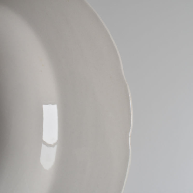 Vintage Deep Plate, Villeroy & Boch, White, B