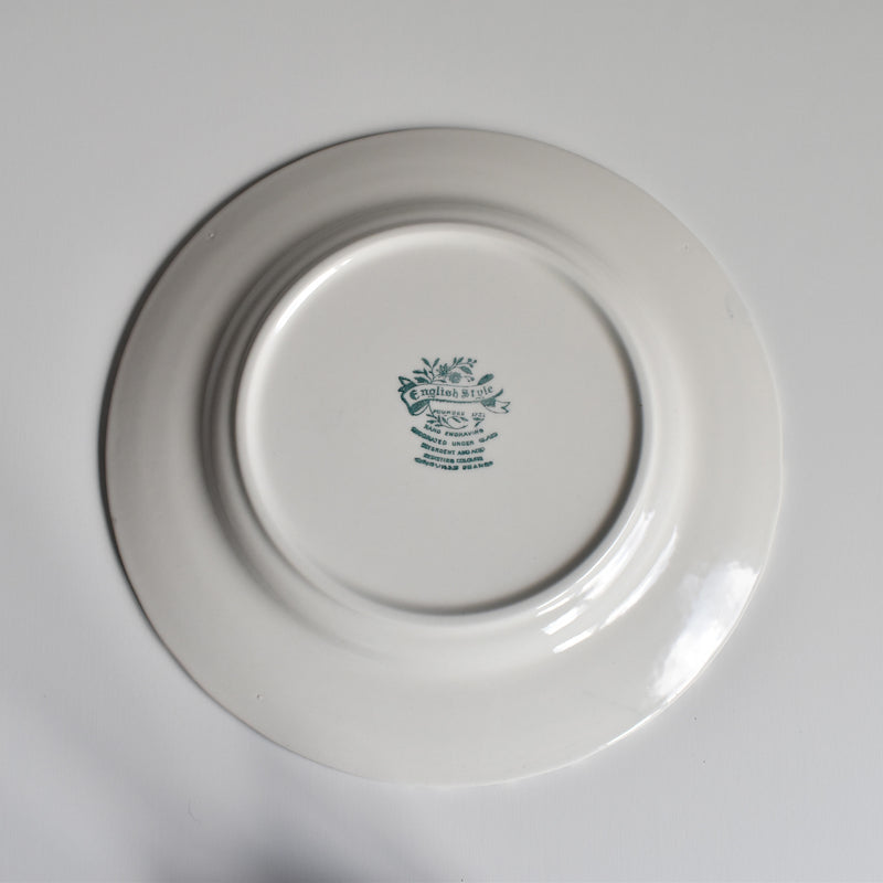 Vintage Plate: Lunéville English Style (Some on display at our Osaka store)