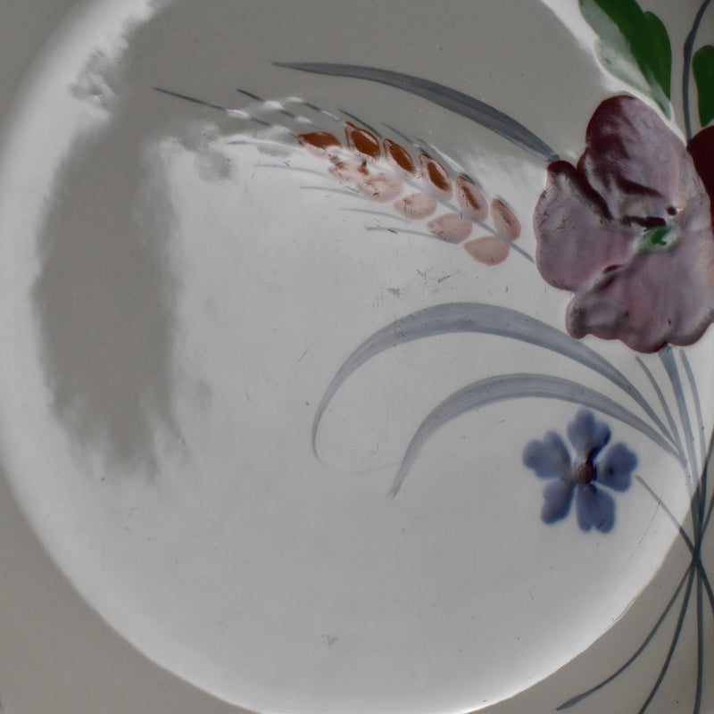Vintage Deep Plate, Saran, Messidor H