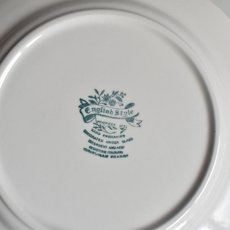 Vintage Plate: Lunéville English Style (Some on display at our Osaka store)