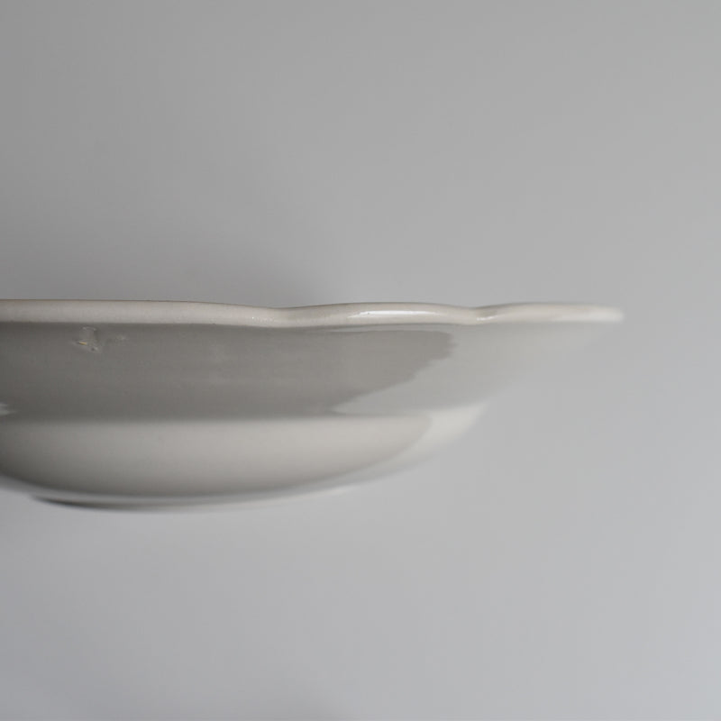 Vintage Deep Plate, Villeroy & Boch, White, B