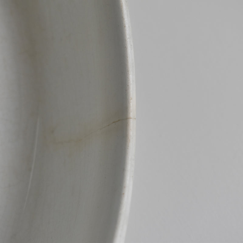 Antique soup tureen without lid, Saint-Amand, Platane