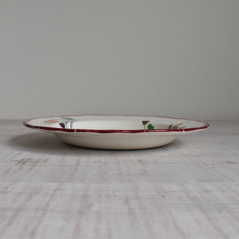 Vintage Deep Plate, Saran, Messidor H