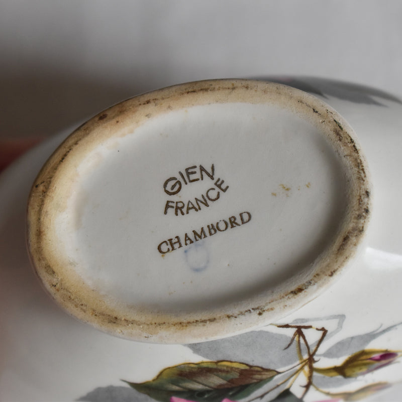Vintage Gien Chambord Sauce Boat