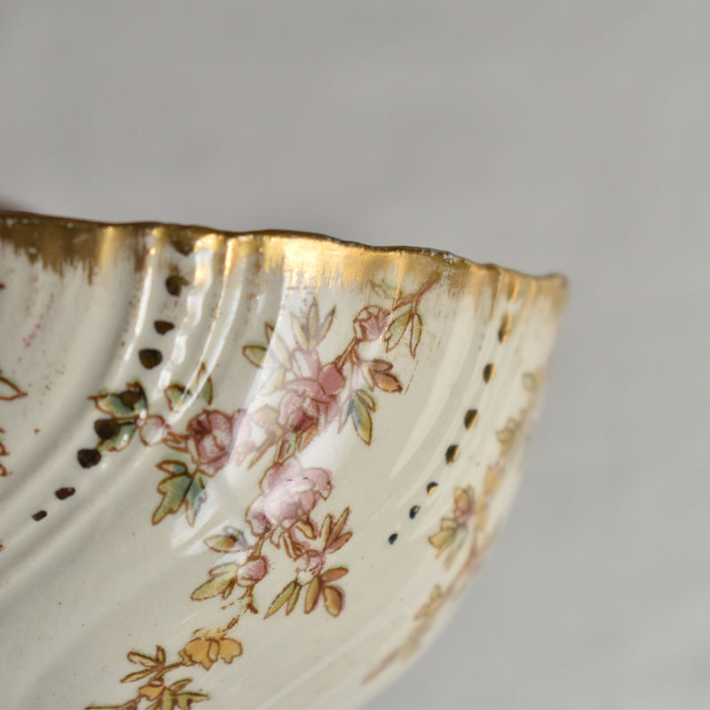 Antique Cup & Saucer, Sarreguemines Louis XV A
