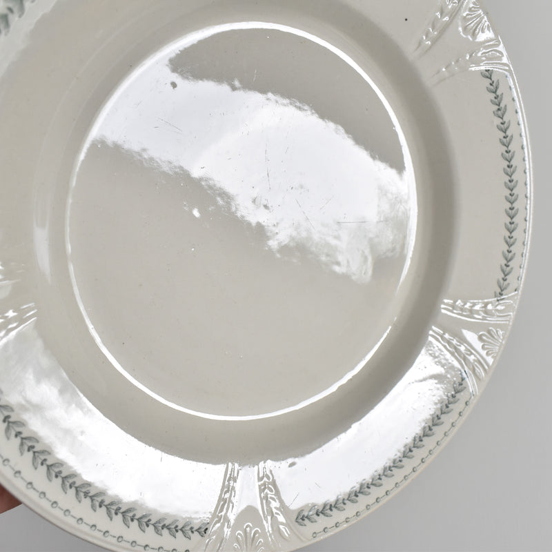 Antique Plate Gien Rivoli D