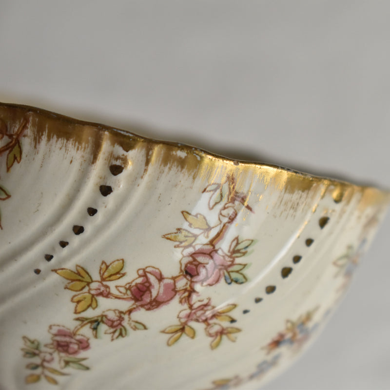 Antique Cup & Saucer, Sarreguemines Louis XV A