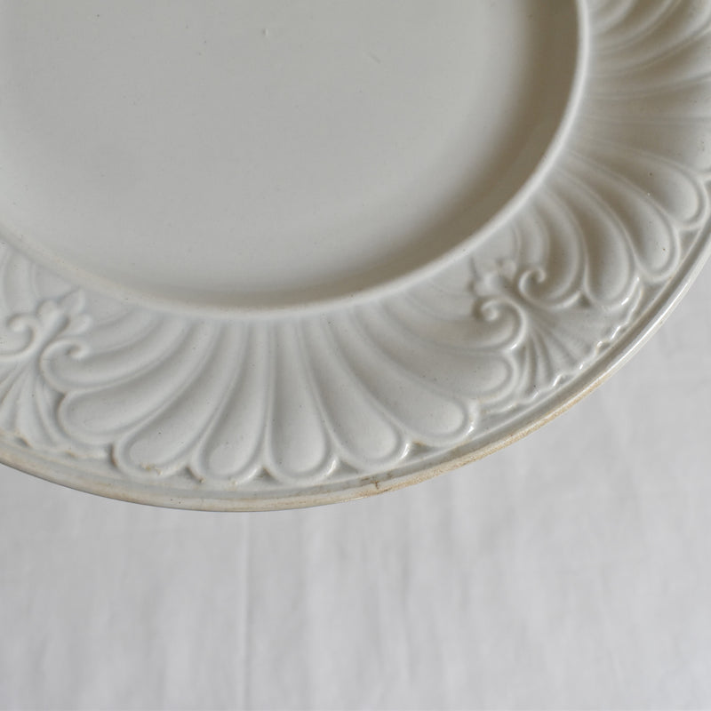 Antique Dessert Plate, Creil et Montereau, Relief A
