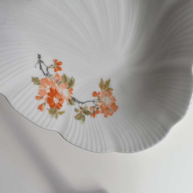 Vintage Lavier LeClair Limoges Orange Flower A