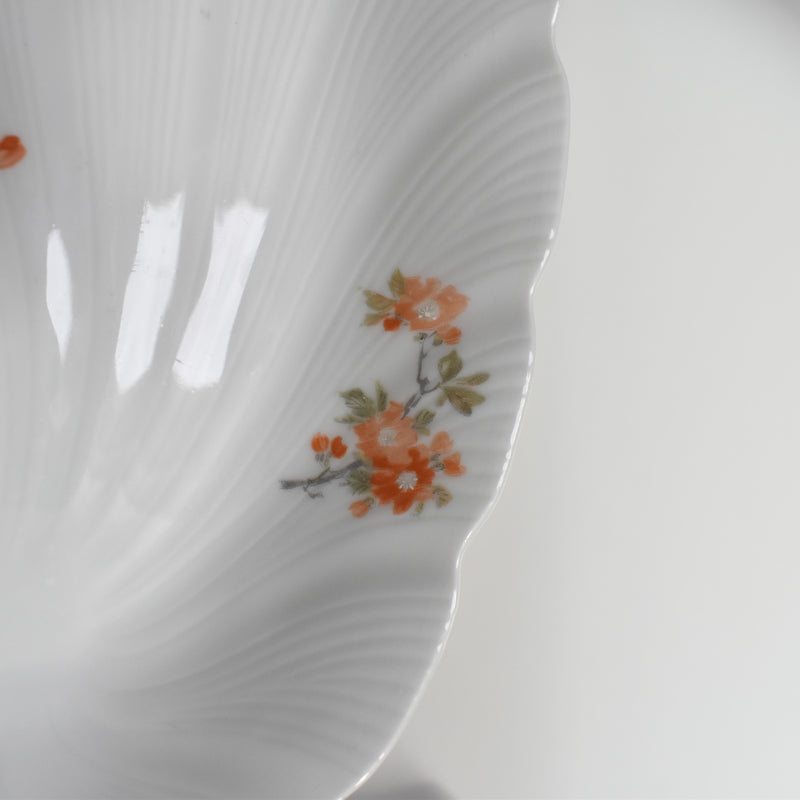 Vintage Lavier LeClair Limoges Orange Flower A