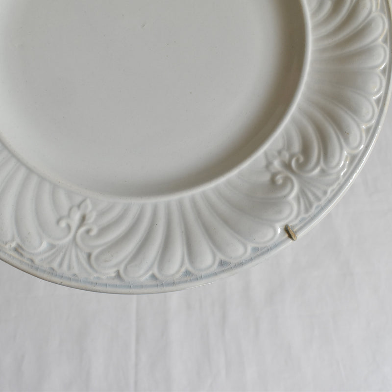 Antique Dessert Plate, Creil et Montereau, Relief A