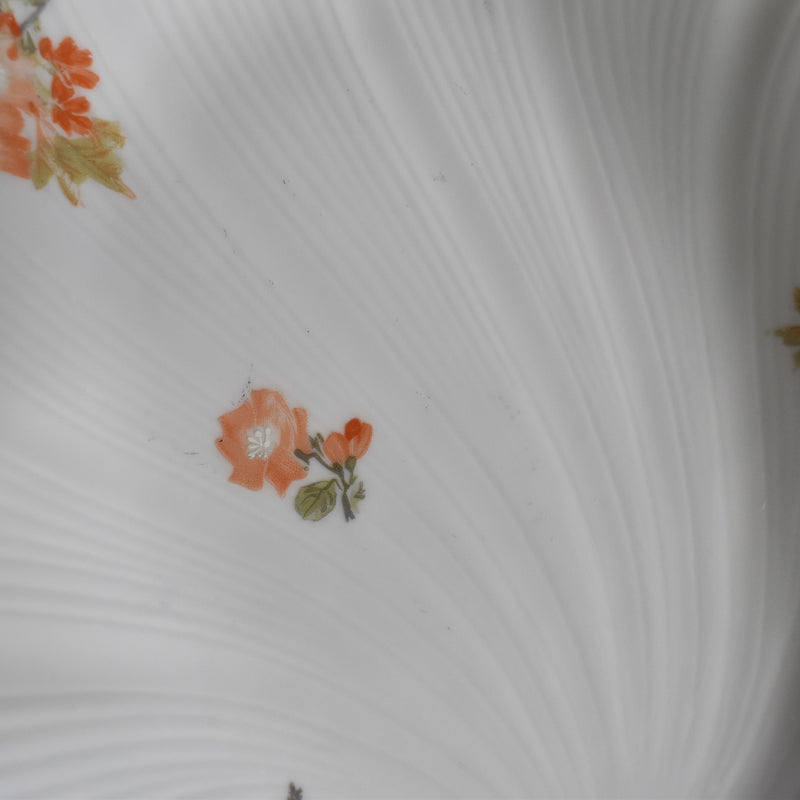 Vintage Lavier LeClair Limoges Orange Flower A
