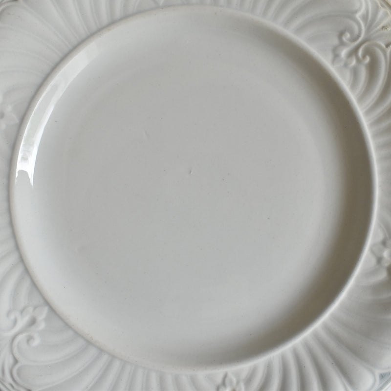 Antique Dessert Plate, Creil et Montereau, Relief A