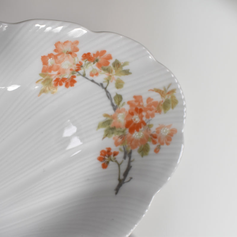 Vintage Lavier LeClair Limoges Orange Flower A