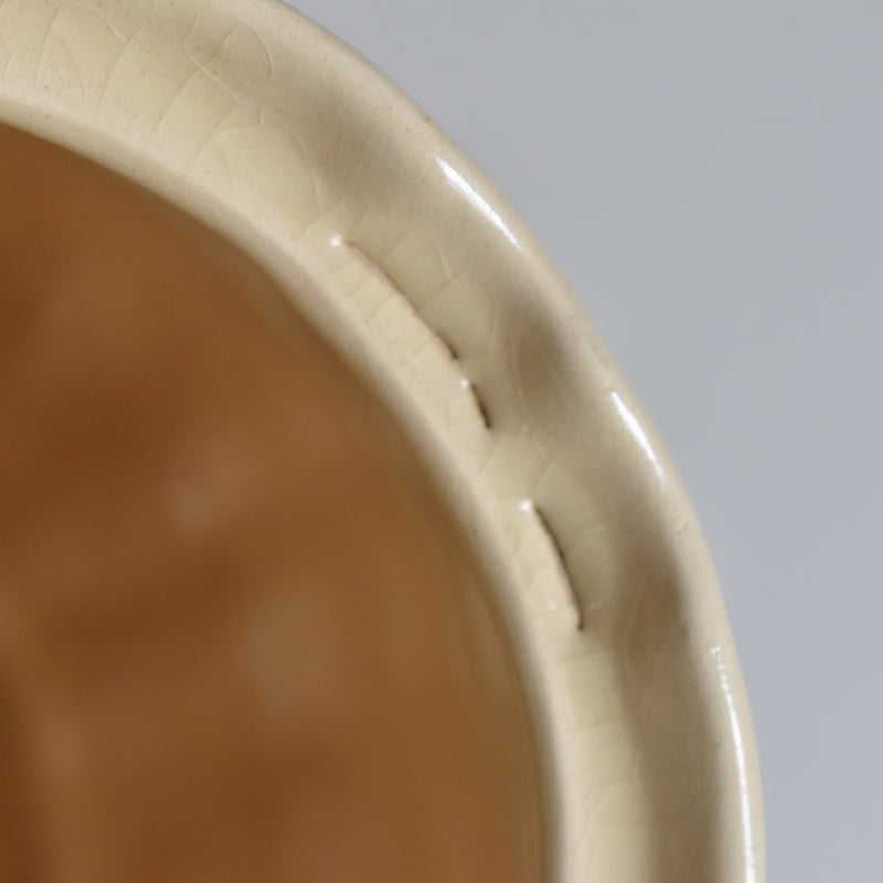 Vintage Sugar Pot, Digoin & Sarreguemines, Floral Rim