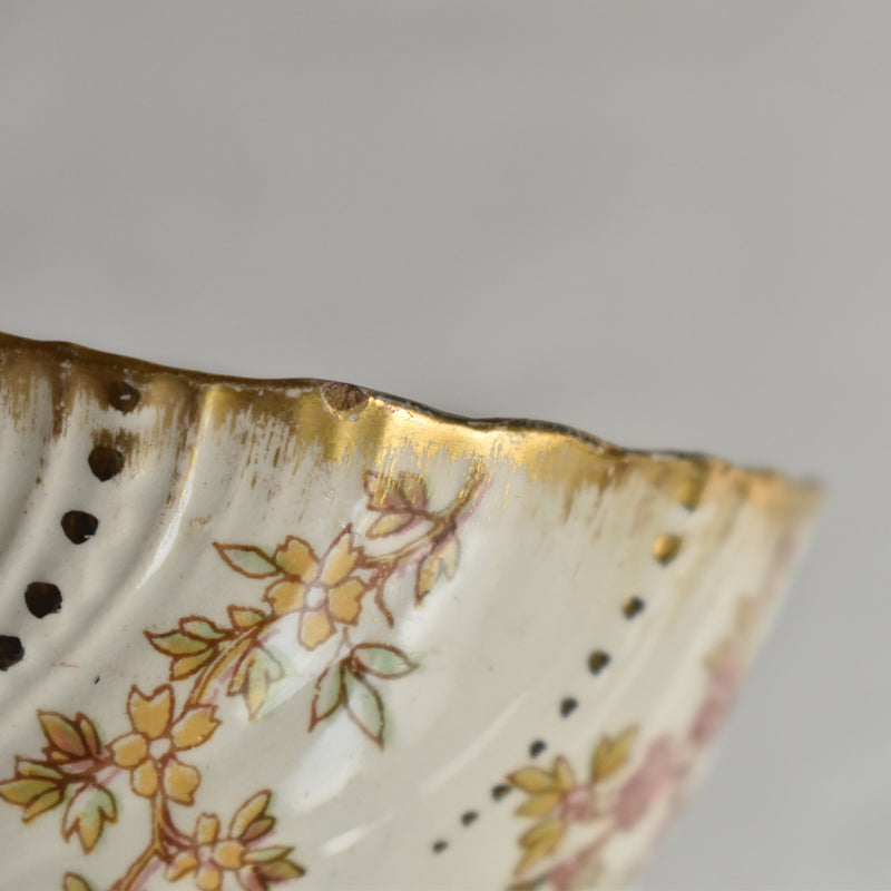 Antique Cup & Saucer, Sarreguemines Louis XV A