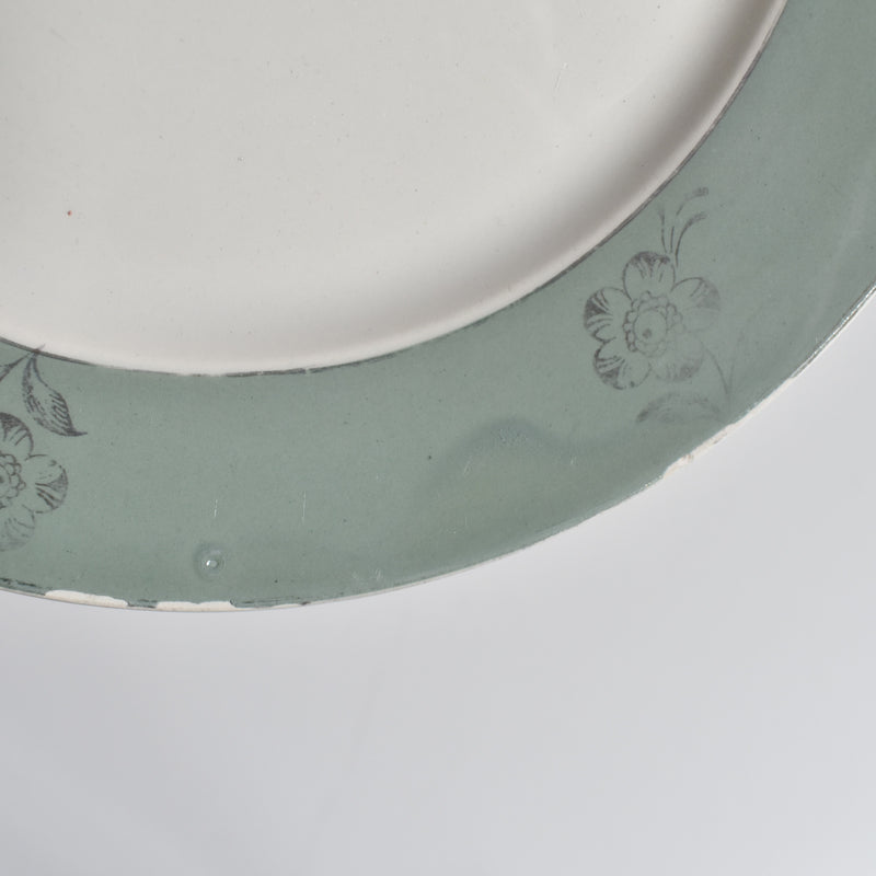 Vintage Dessert Plate, Digoin & Sarreguemines 9343 D