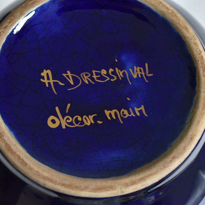 ア.ドラサンヴァル A.Dressinval コーヒーポット ダークブルー A