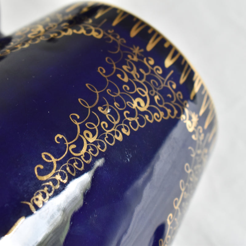 ア.ドラサンヴァル A.Dressinval コーヒーポット ダークブルー A