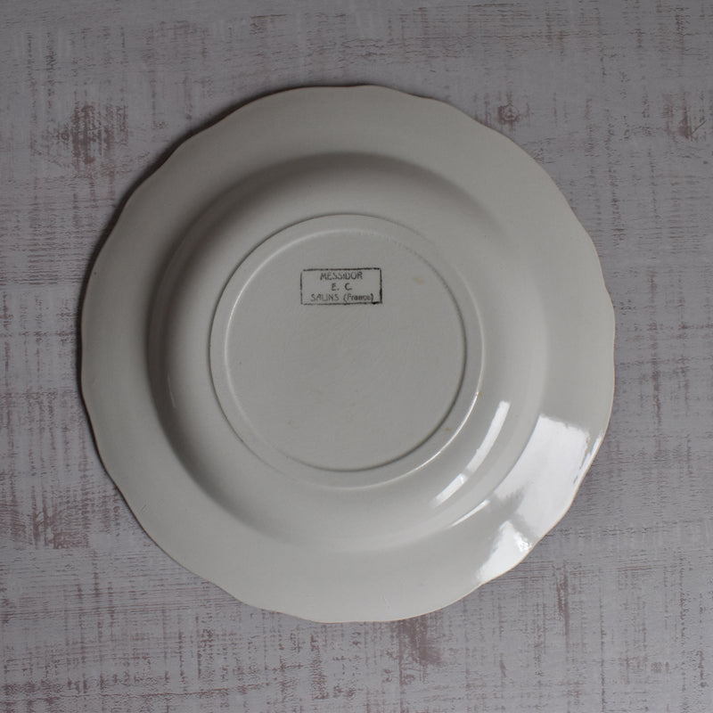 Vintage Deep Plate Saran Messidor G
