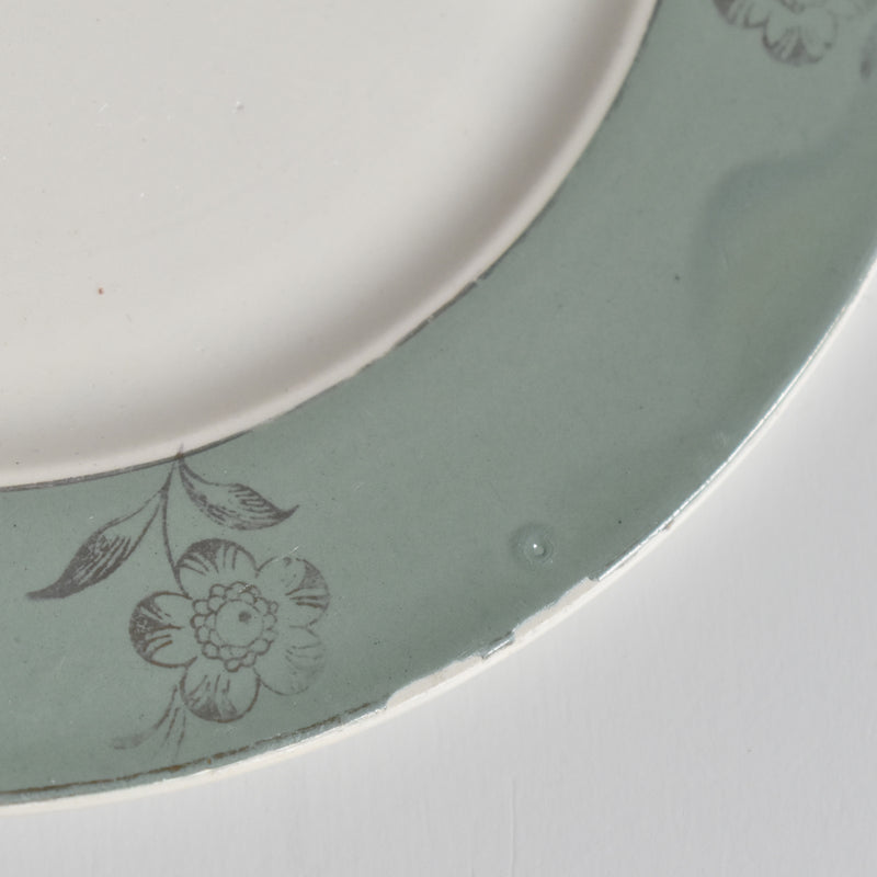 Vintage Dessert Plate, Digoin & Sarreguemines 9343 D