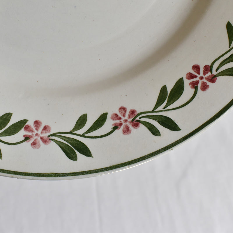 Vintage Plate Saint-Amand Guirlande Fleur B