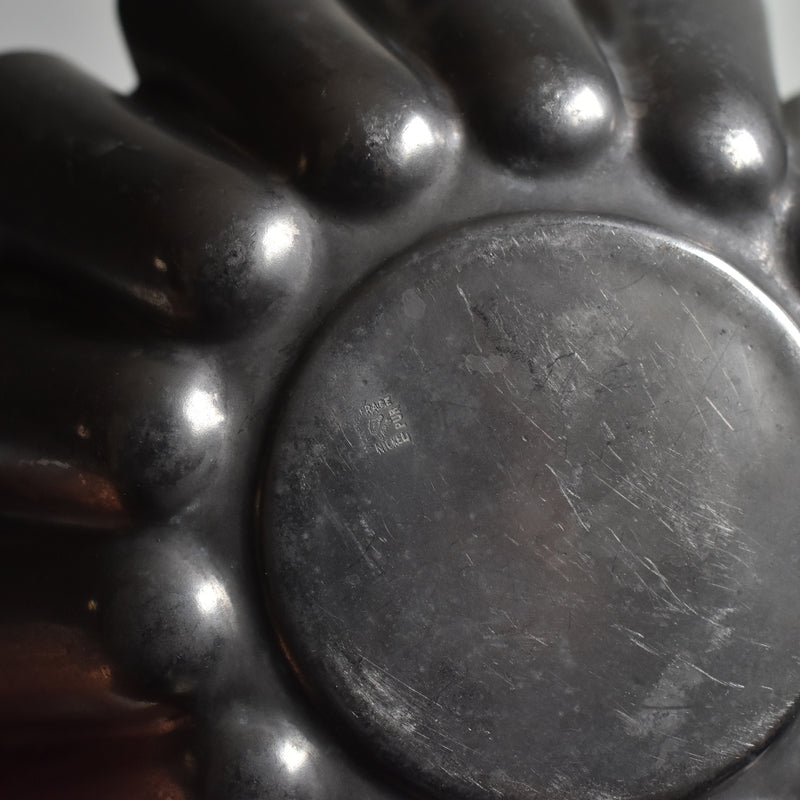 Antique Cake Pan, D "Nickel"