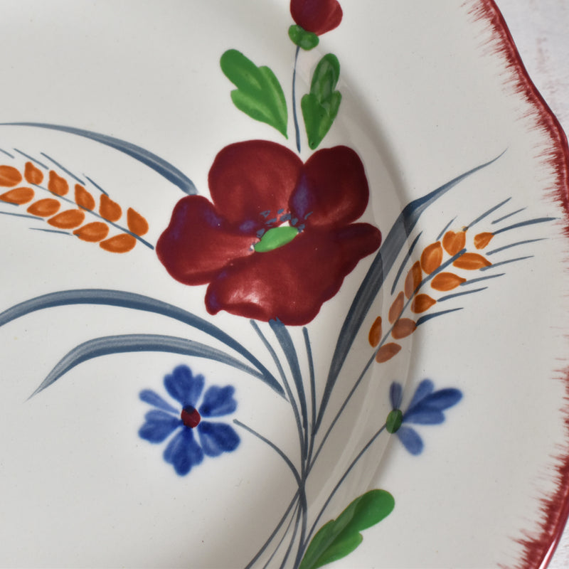 Vintage deep plate, Saran, Messidor F