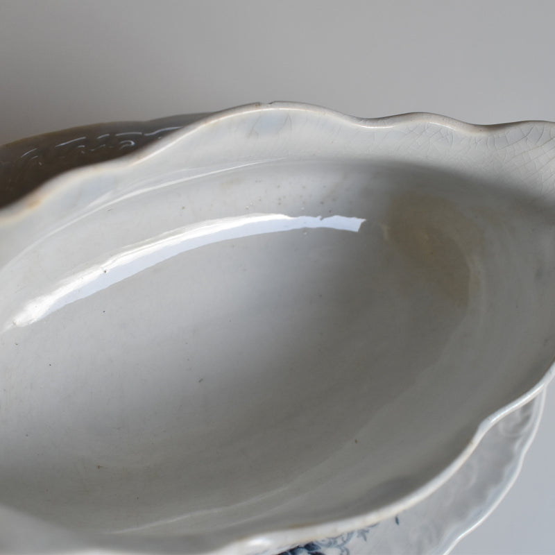 Antique Sauce Boat U&C Sarreguemines Aïda B