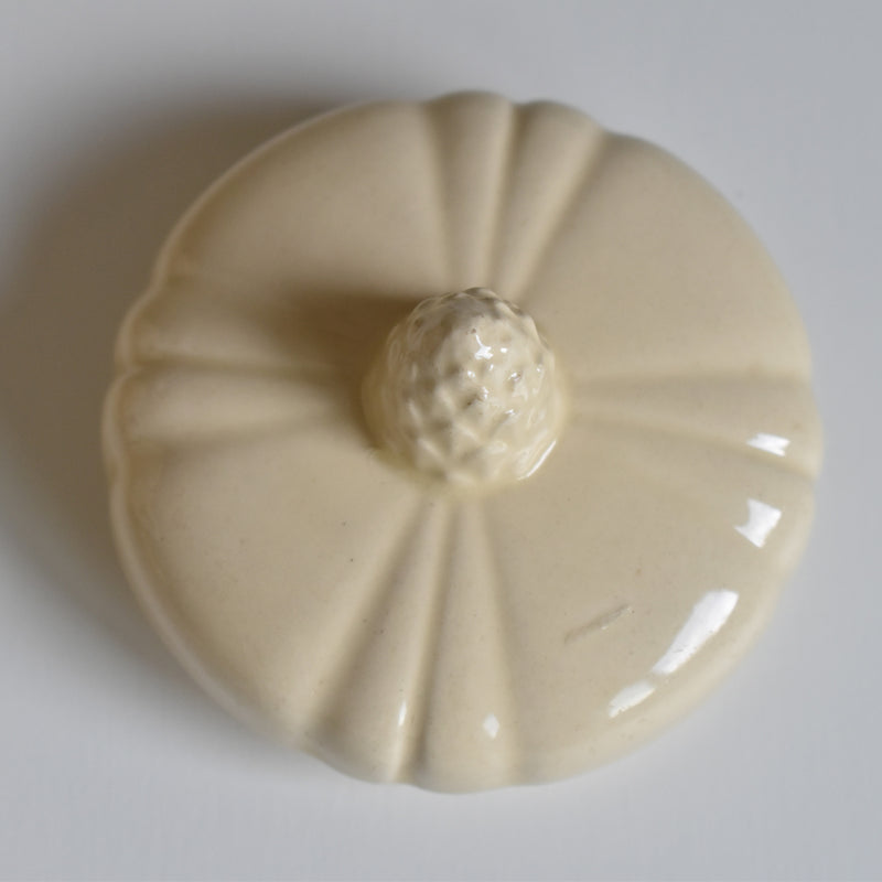 Vintage Sugar Pot, Digoin & Sarreguemines, Floral Rim