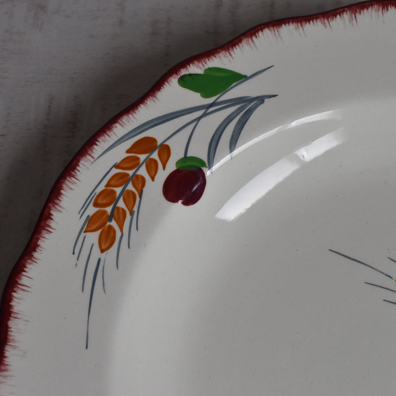 Vintage deep plate, Saran, Messidor F