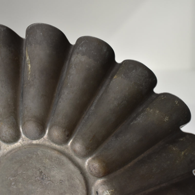 Antique Cake Pan, D "Nickel"