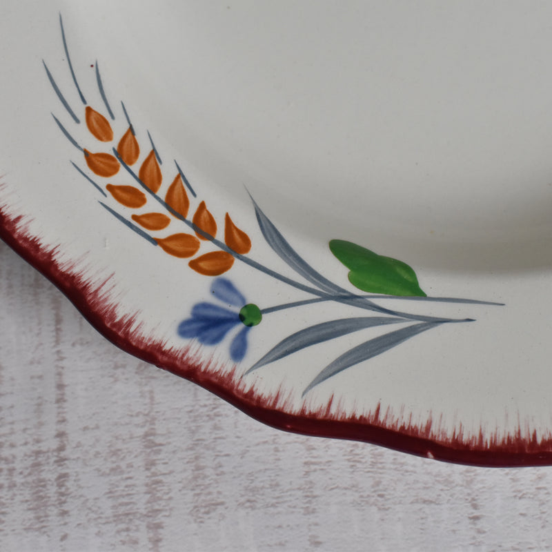 Vintage deep plate, Saran, Messidor F