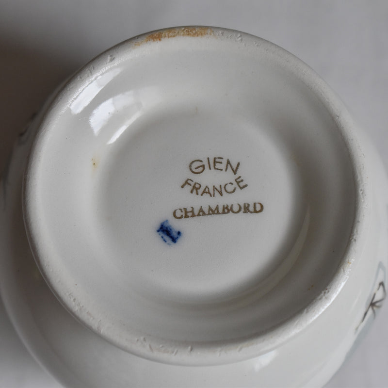Vintage Sugar Pot Gien Chambord