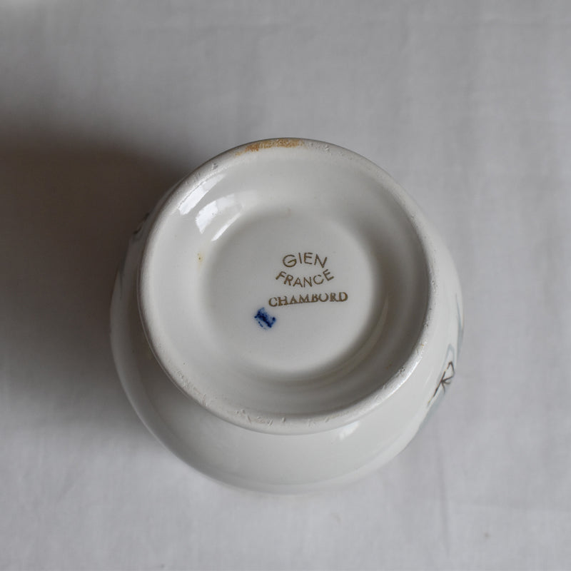 Vintage Sugar Pot Gien Chambord